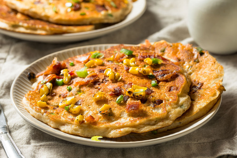 Amaranth Elegance: Savory Pancakes That Redefine Breakfast Bliss