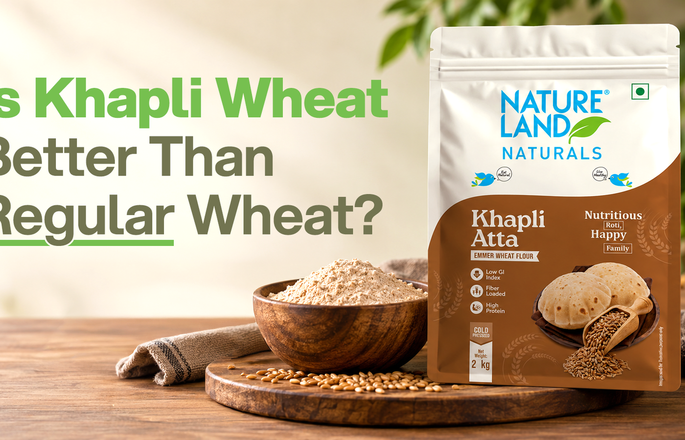 Is Khapli Wheat Better Than Regular Wheat? | Natureland Organics