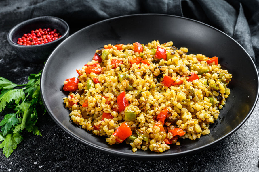 Sprouted Wheat Dalia Paella: A Nutrient-Packed Twist on a Classic Dish