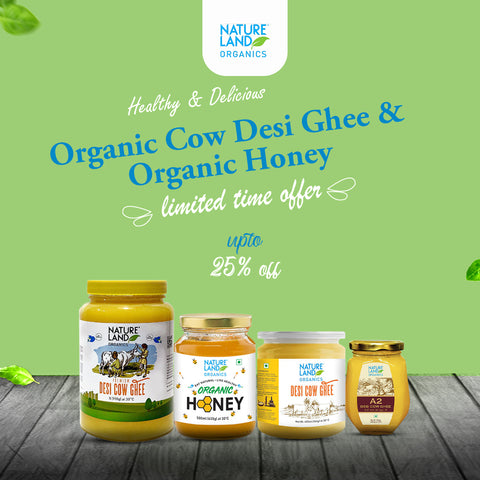 Organic Cow Desi Ghee & Organic Honey