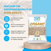 Organic Pearl Barley 500 Gm