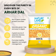 Organic Arhar Dal (Toor dal) 500 Gm