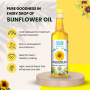 Organic Wood Cold Pressed Sunflower Oil 1 Ltr.