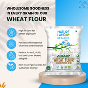 Organic Whole Wheat Flour 5 Kg
