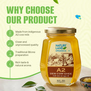 Organic A2 Desi Cow Ghee 350 ml