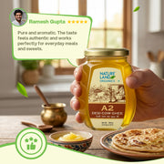 Organic A2 Desi Cow Ghee 350 ml