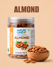 Organic Almonds 250 Gm