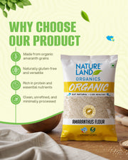 Organic Amaranthus Flour (Rajgira Atta) 500 Gm
