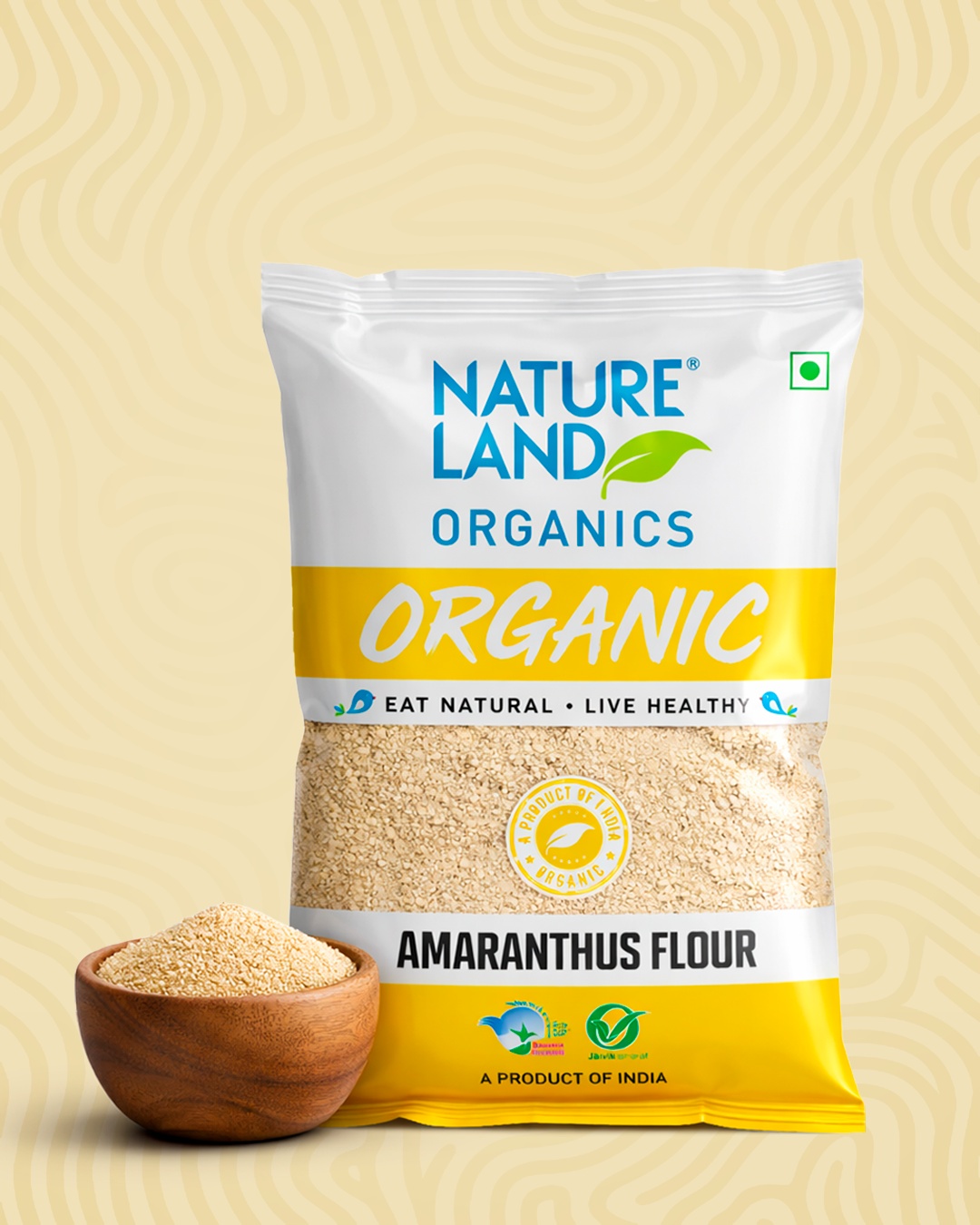 Organic Amaranthus Flour (Rajgira Atta) 500 Gm image 1