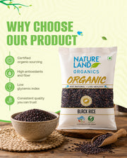 Organic Black Rice 500 Gm