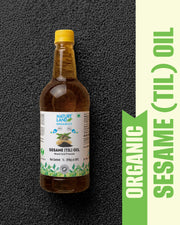 Organic Wood Cold Pressed Sesame Oil 1 Ltr.