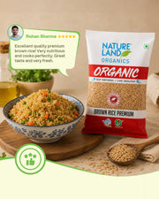 Organic Brown Rice Premium 1 Kg