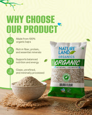 Organic Bajra Flour 500 Gm