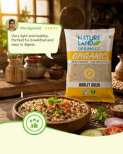 Organic Barley Dalia 500 Gm