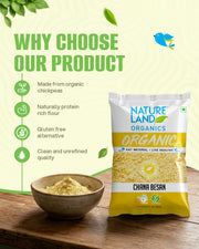 Organic Chana Besan 500 Gm