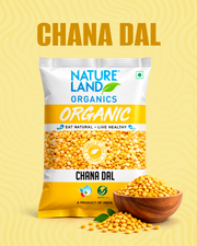 Organic Chana Dal 500 gm - Pack of 3