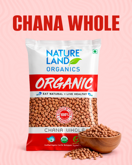 Organic Chana whole 500 Gm