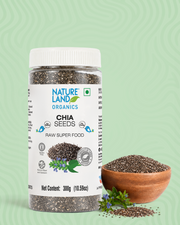 Organic Edible Chia Seeds (Raw) 300 Gm