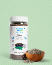 Organic Edible Chia Seeds (Raw) 300 Gm
