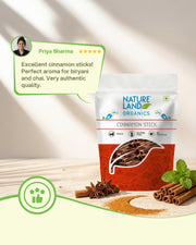 Organic Cinnamon Sticks 75 Gm
