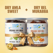 Dry Amla sweet+Dry Bel Murabba Candy 250 Gm