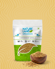 Organic Coriander Whole 75 Gm
