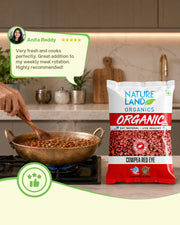 Organic Cowpea Red/Lobhia 500 Gm