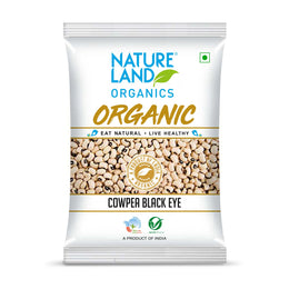 Organic Cowpea Black Eye/Lobhia 500 Gm