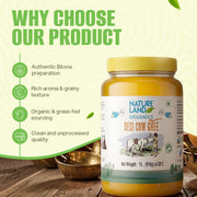 Organic Premium Cow Desi Ghee 1 Ltr
