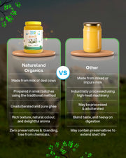 Organic Premium Cow Desi Ghee 400 ml