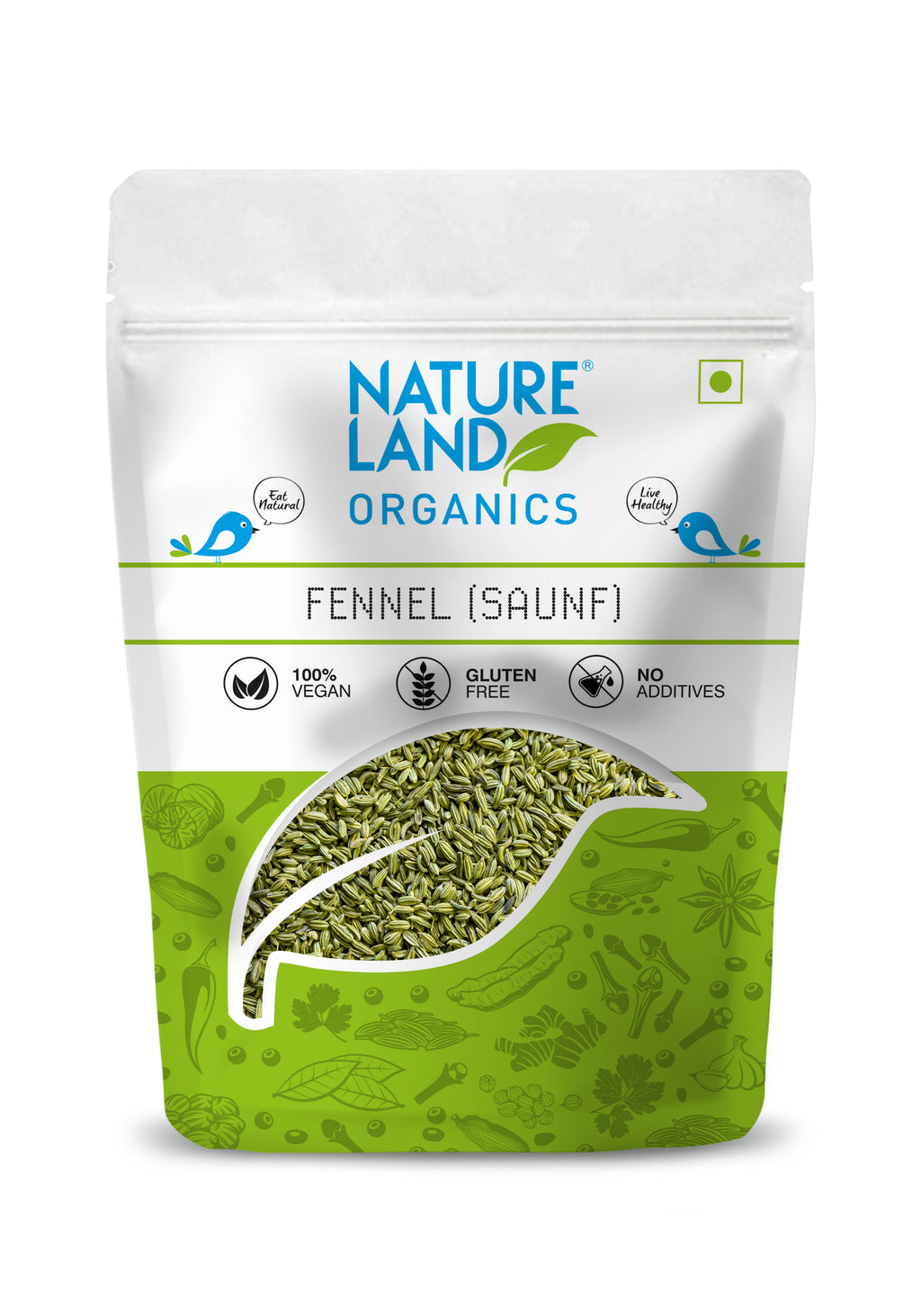 Buy Organic Fennel Seeds (Saunf) Online (100gm) | Natureland Organics