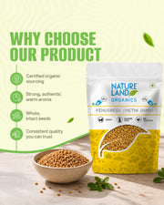 Organic Fenugreek 150 Gm