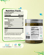 Organic Green Chilli Pickle 350 Gm