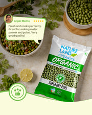 Organic Green Dry Peas 500 Gm