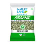 Organic Green Dry Peas 500 Gm
