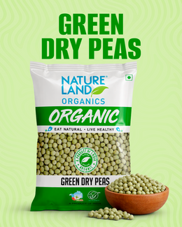 Organic Green Dry Peas 500 Gm
