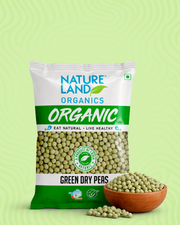 Organic Green Dry Peas 500 Gm