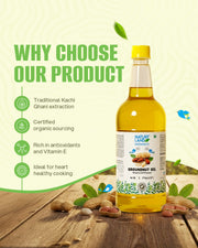 Organic Wood Cold Pressed Groundnut Oil 1 Ltr.