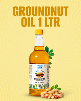 Organic Wood Cold Pressed Groundnut Oil 1 Ltr.