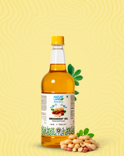 Organic Wood Cold Pressed Groundnut Oil 1 Ltr.