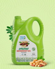 Organic Wood Cold Pressed Groundnut Oil 5 Ltr.