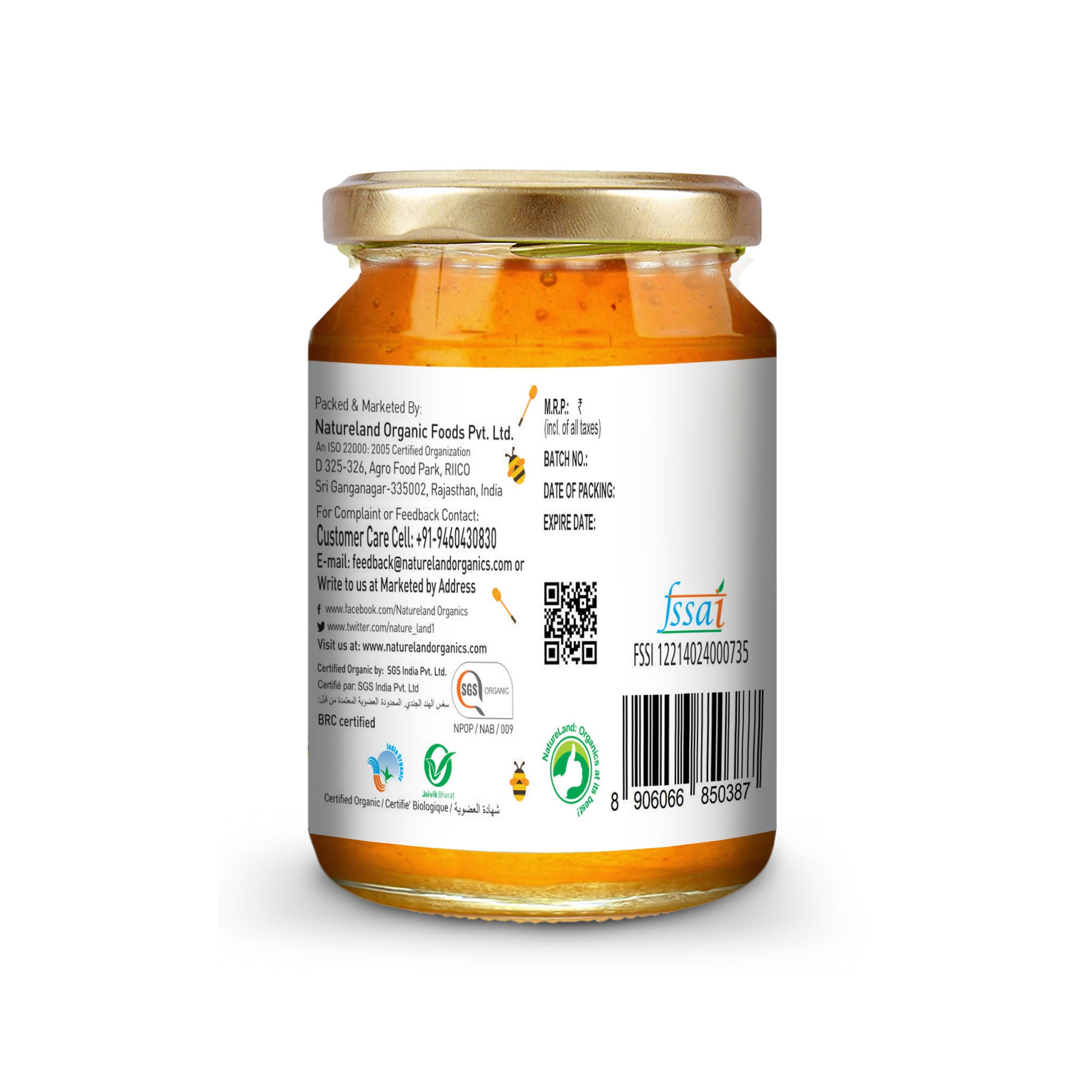 Organic Honey 250 Gm
