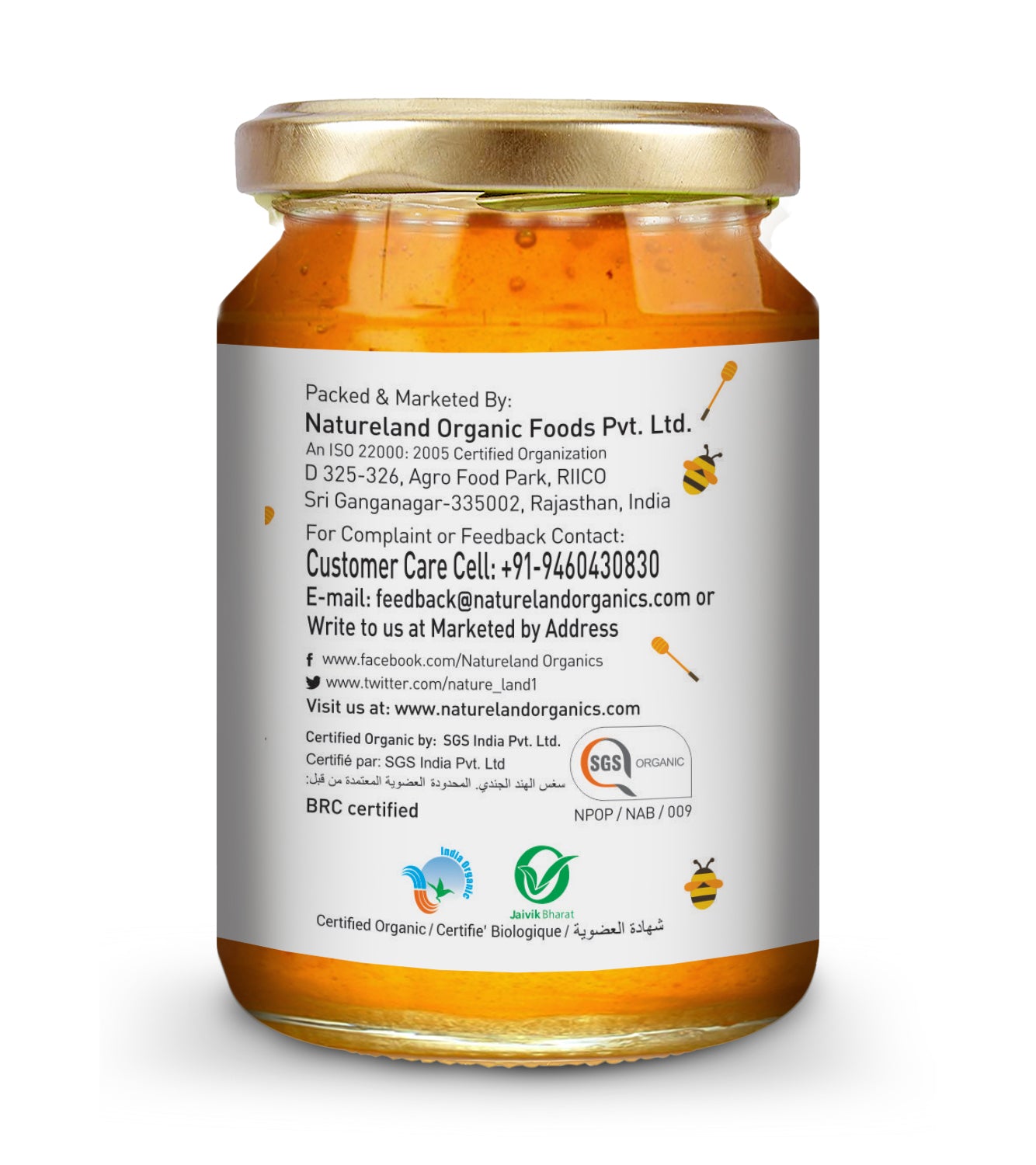 Organic Honey 500 Gm