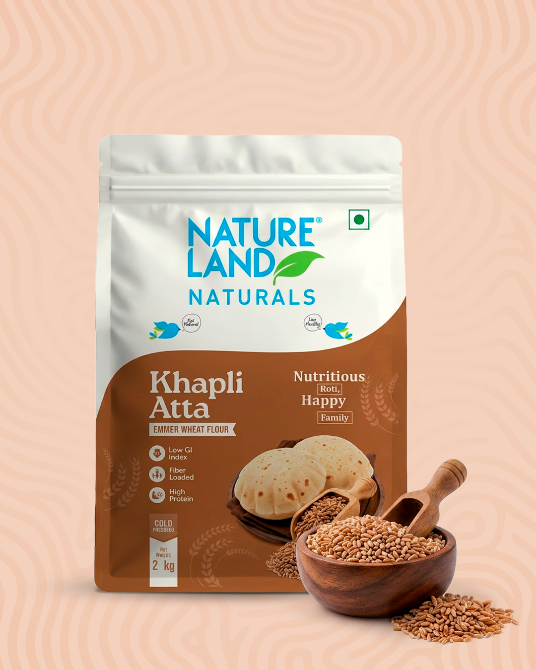 Khapli Atta 2 kg image 1