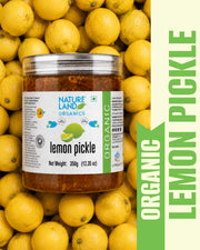 Organic Lemon Pickle 350 Gm