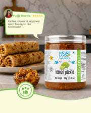 Organic Lemon Pickle 350 Gm