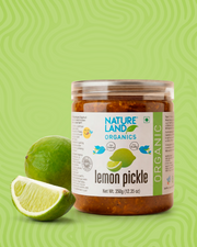 Organic Lemon Pickle 350 Gm