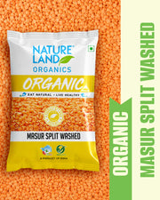 Organic Masur Split Washed