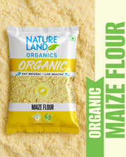Organic Maize Flour 500 Gm
