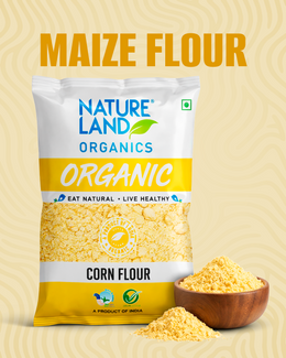 Organic Maize Flour 500 Gm